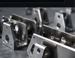 Custom fabricated metal brackets